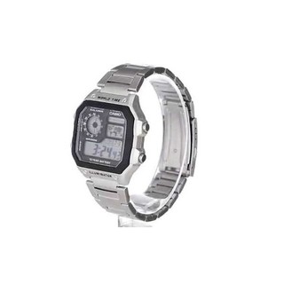 Casio Standard นาฬิกาข้อมือผู้ชายสายสเตนเลส รุ่น AE-1200WHD-1A