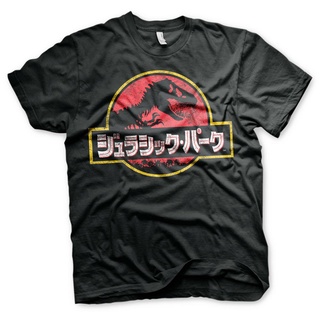 [S-5XL]Nbf3f23r97r เสื้อยืด ผ้าฝ้าย พิมพ์ลาย Jurassic Park สไตล์ญี่ปุ่น คลาสสิก สําหรับผู้ชาย ER66WR33792 SD23WQ33980