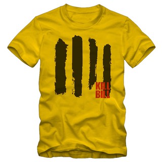 *ส่งจากไทย* แฟชั่นเสื้อตัวยาว / Maglietta Kill Bill ภาพยนตร์ลัทธิ Quentin Tarantino สีเหลือง