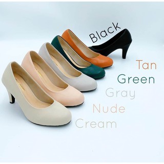 Niwa shoes รองเท้าสตรี ส้นสูง รหัสSB-63 หนังPu นิ่ม ใส่สบาย