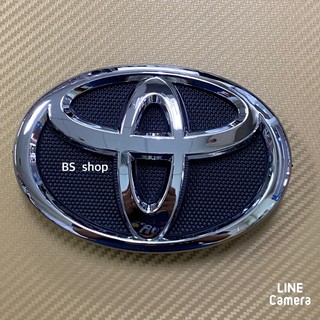 ตราโลโก้* ติดหน้ากระจัง  TOYOTA  ขนาด 10.3 x 15 cm ราคาต่อชิ้น