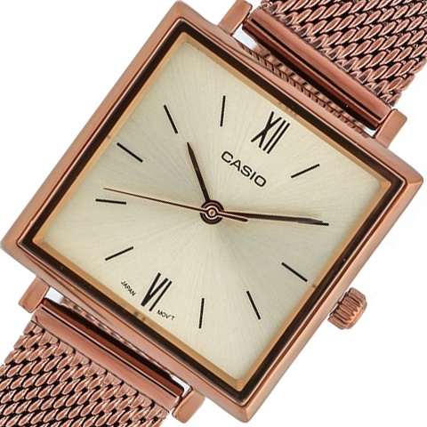Casio นาฬิกาข้อมือผู้หญิง สายสแตนเลส รุ่น LTP-E155MR-9B รูปที่ 4