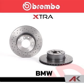 จานเบรก Brembo XTRA หน้า 296มิล BMW ซีรี่ส์ 5 E39 520i 525i 1995-2003 เบรคเบรมโบ้ D09 6924 1X (ราคาต่อ 1 ข้าง)