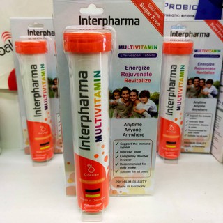 Inter Multivitamin วิตามินรวมแบบเม็ดฟู่ละลายน้ำ20เม็ด