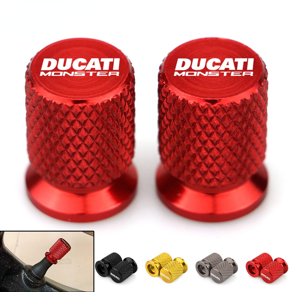 ฝาครอบวาล์วลมยาง อลูมิเนียม CNC อุปกรณ์เสริม สําหรับรถจักรยานยนต์ Ducati Monster 821 696 795 797 2013- 2016 2017 2018 2019