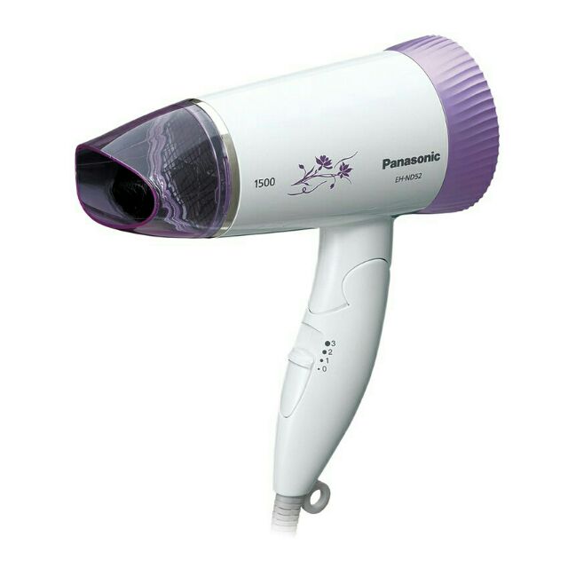 Panasonic hair dryer ไดร์เป่าผม ขนาด 1500W รุ่น ND52 สีม่วง