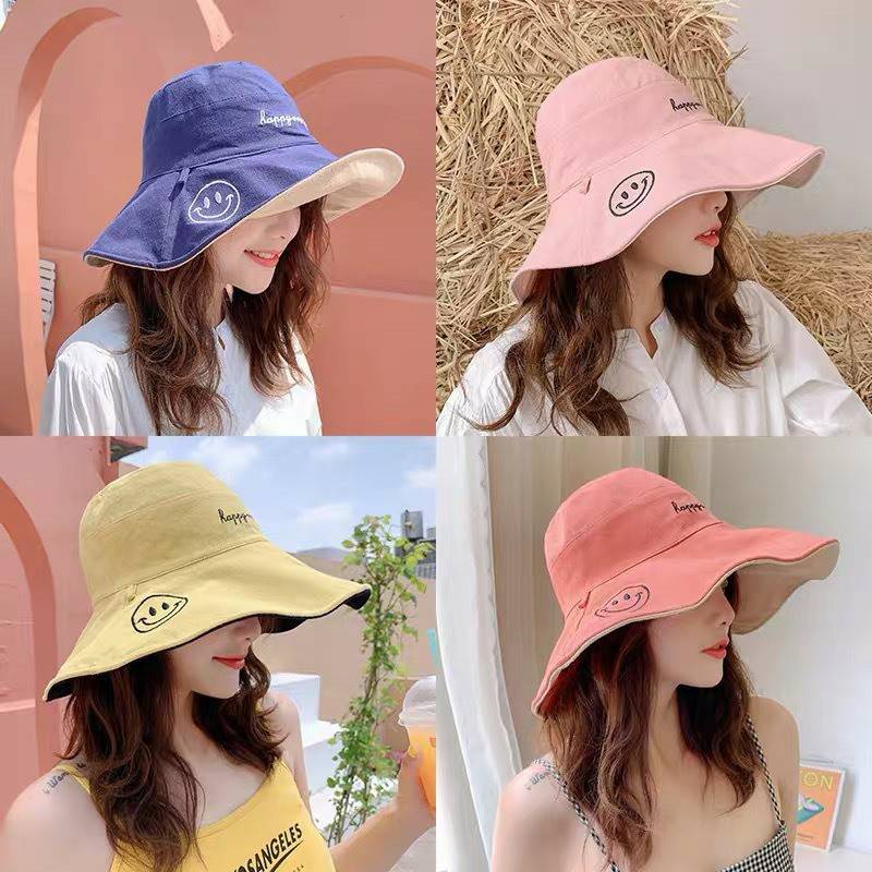 หมวกกกันแดด หมวกเชือก BUCKET บักเก็ต2ด้าน