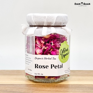 ชากลีบกุหลาบ ออร์แกนิก (Organic Rose Petal Tea) Ooga Booga Farm