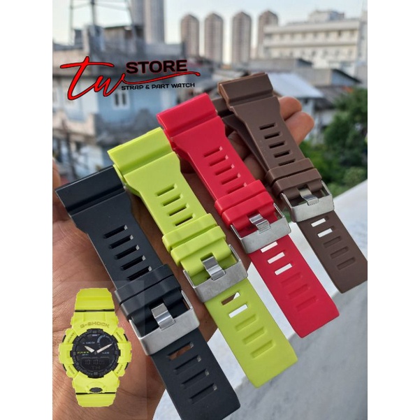 สายรัดหรือสายรัดสําหรับ Casio G-SHOCK 3464 / 5554 G-SHOCK GBA-800-1A GBA-800SF-1A GBA 800 GBD-800 GB