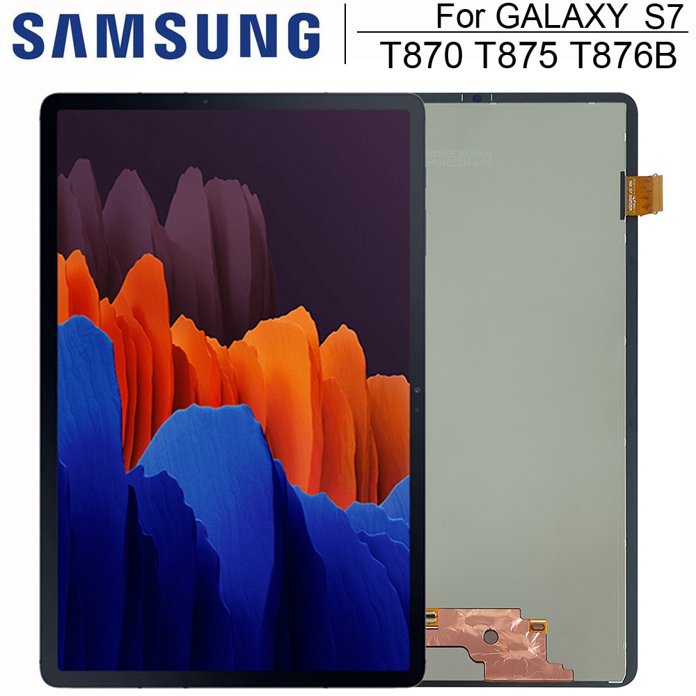 SAMSUNG 11.0" สําหรับSamsung Galaxy Tab S7 จอแสดงผลLCD Touch Screen DigitizerแผงสําหรับSamsung Tab S