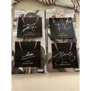 พร้อมส่งทุกเมม Blackpink Born Pink Signed Digipack USA- each member ดิจิแพ๊คพร้อมลายเซ็น อัลบั้มไซน์สด เลือกเมม