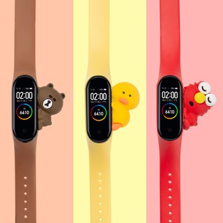 Cartoon Strap for Xiaomi mi Band 3/4 สายรัดข้อมือ