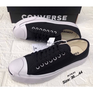 converse Jack purcell รุ่นใหม่ พร้อมกล่อง (ทักข้อความเช็คของก่อนสั่ง)