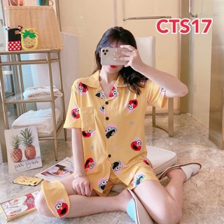 พร้อมส่ง ชุดนอนเอลโม่