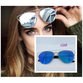 แว่นตา GAMT Polarized Sunglasses D - Blue กรอบเงิน เลนส์ปรอทสีฟ้า Polarize คมชัด น้ำหนักเบามาก ของแท้
