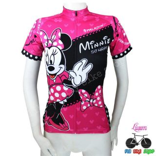 เสื้อปั่นจักรยานแขนสั้น Minnie Mouse (Pre-Order)