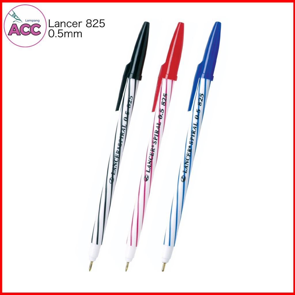 ปากกาลูกลื่น LANCER  คละสี