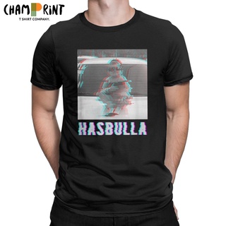 ถูกสุดๆเสื้อยืดแขนสั้น คอกลม ผ้าฝ้าย 100% พิมพ์ลาย Hasbulla Fighting Meme สไตล์วินเทจ คลาสสิก สําหรับผู้ชาย