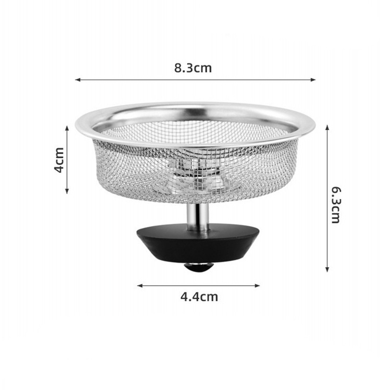 ที่กรองท่อระบายน้ําอ่างล้างจาน สเตนเลส กันอุดตัน สําหรับอ่างล้างหน้า ห้องน้ํา ห้องครัว - รูปที่ 7
