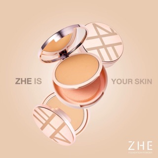 Zhe Foundation Power แป้งชี ฟาวเดย์ชั่น ( 1 ตลับ )