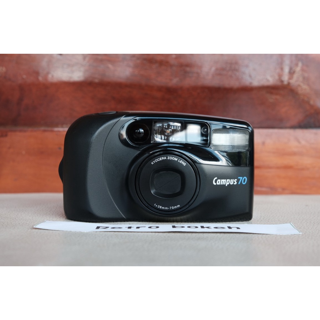 กล้องฟิล์ม KYOCERA CAMPUS 70  ใช้งานง่ายเล็งแล้วถ่ายได้เลย มาพร้อมเลนส์ 35mm -70mm  มีคลิปทดสอบให้ชมครับ