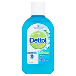 สีฟ้าDettol Hygiene Multi-use Disinfectant Fresh Cotton Breeze 500ml.เดทตอล ไฮยีน มัลติ-ยูส ดิสอินแฟคแทนท์ เฟรช คอตตอน