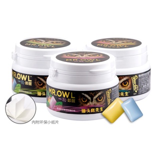 ✢﹍เกาหลี Mr. Owl Jiancui Instant Rainbow หมากฝรั่งฟรี Strong Peppermint Candy Net Red Snacks