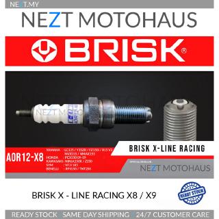 Brisk X-LINE X8 X9 ปลั๊กหัวเทียน - LC135 Y15 FZ150 R15 RS150 NVX NMAX PCX NINJA VF3 RFS150 RFS