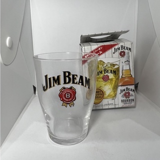 🎌 พร้อมกล่อง 🎌 แก้ววิสกี้ Jim Beam งานสกรีนญี่ปุ่นแท้ เนื้อหนา ลิขสิทธิ์แท้