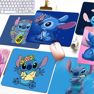 แผ่นรองเมาส์ พิมพ์ลาย Lilo &amp; Stitch กันลื่น สําหรับคอมพิวเตอร์ จํานวน 1 ชิ้น