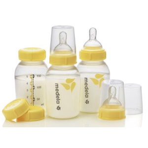 ขวดนม Medela (รุ่น BPA-Free) พร้อมจุกนม แพค 3