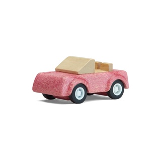 PlanToys 6294 Pink Sports Car ของเล่นบทบาทสมมุติ สำหรับเด็ก 3 ขวบขึ้นไป