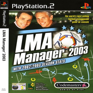 แผ่นเกมส์ PS2 (แนะนำ) LMA Manager 2003 (USA)