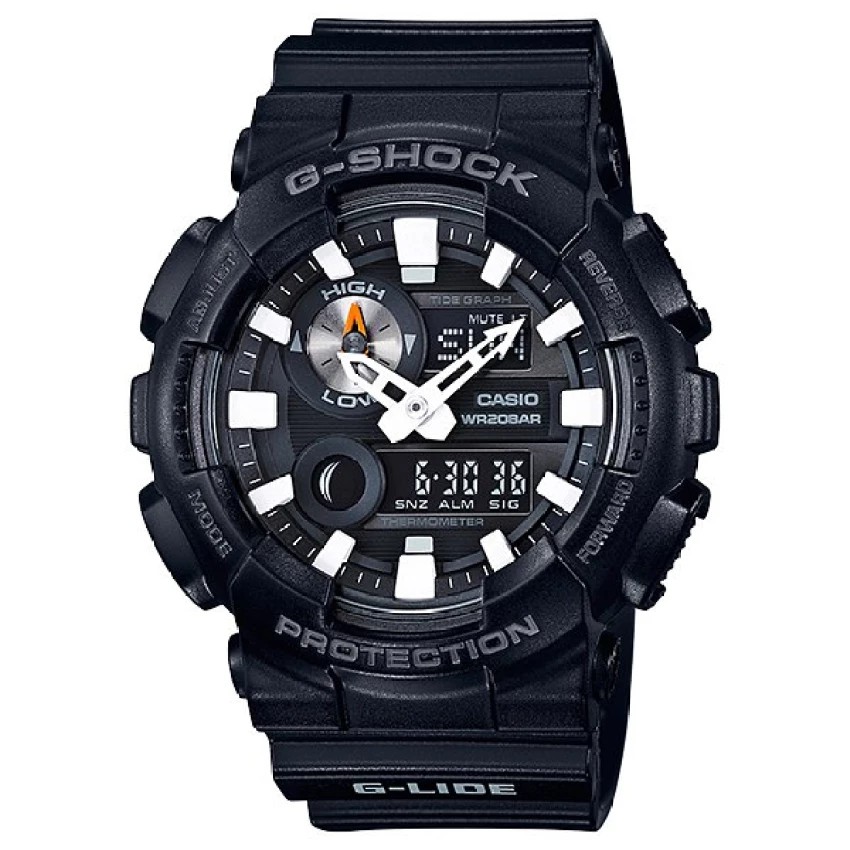 Casio G-Shock G-Lide นาฬิกาข้อมือผู้ชาย สายเรซิน รุ่น GAX-100B-1A