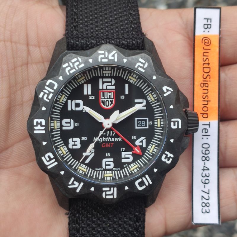 🔥🔥 Luminox 6441, F-117 Nighthawk มือสอง (ตัวเรือนคาร์บอนสวยๆ)🔥🔥