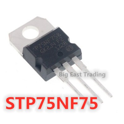 STP75NF75 TO-220 10PCS P75NF75 TO220 75NF75 รับประกันคุณภาพ pxa5