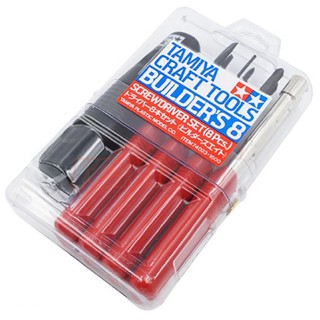 Tamiya 74023 Tamiya Craft Tools Builder’s 8 Screwdriver Set (8pcs.)