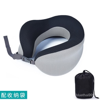 【บลูไดมอนด์】New U-Shaped Memory Foam Neck Pillows Cervical Healthcare Bedding Drop Shopping Soft Slow Rebound Space Trav