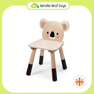 Tender Leaf Toys เฟอร์นิเจอร์เด็ก เฟอร์นิเจอร์ไม้ เก้าอี้ลายโคอาลาน้อย Forest Koala Chair