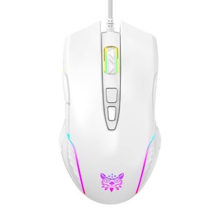 MOUSE ONIKUMA GAMING YUKI Gaming White (สินค้ารับประกัน 2ปีเก็บกล่องจนหมดการรับประกัน)