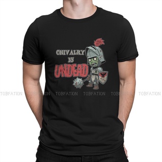 เสื้อยืดวินเทจUndead เสื้อยืดแขนสั้น ผ้าฝ้ายแท้ พิมพ์ลายซอมบี้ Chivalry Video Game สไตล์พังก์ แฟชั่นสตรีทS-5XL