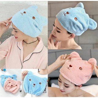 ผ้าเช็ดผม ผ้าเช็ดผมแห้งไว ซับน้ำแห้งไว ผ้าคลุมผม ผ้าเช็ดผมนาโน ดูดซับน้ำได้มากกว่าผ้าปกติ ไม่ต้องเสียเวลาเช็ดผมนานๆ