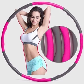 ฮูลาฮูป Hula Hoop ฮูล่าฮูปลดน้ําหนัก อุปกรณ์ออกกำลังกาย ฮูล่าฮูปลดน้ําหนัก ถอดออกได้ 8 ส่วน