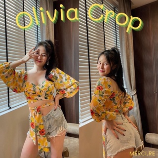 Merci.re l Olivia Crop top Lemon🍋🍊l MR013