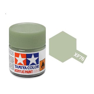 สีสูตรน้ำทามิย่า Tamiya Acrylic XF76 Gray-Green 10ml