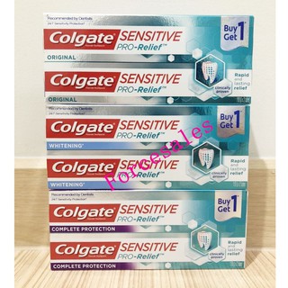 Colgate ยาสีฟัน คอลเกต เซนซิทีฟ โปรรีลีฟ ออริจินัล/ไวท์เทนนิ่ง/คอมพลีท โปรเทคชั่น แพคคู่ 110 กรัม