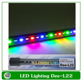 Bouble LED Light Dee-L22 หลอดไฟ LED หลายสี สำหรับตู้ขนาด 40-50 ซม.