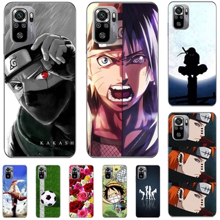 NARUTO เคสโทรศัพท์ซิลิโคนลายการ์ตูนนารูโตะสําหรับ Xiaomi Redmi Note10 Note10 5 G 6 . 5 "