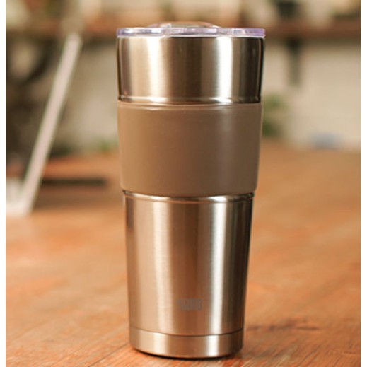 ISSIMO GRANDE TUMBLER (600-900ml.) แก้วเก็บความร้อน ความเย็น เคลือบเซรามิค ด้านใน ไม่มีกลิ่นโลหะ by VANIVITO – โปรปัง