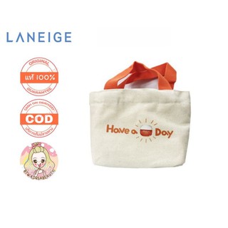 ของแท้/เก็บปลายทาง/พร้อมส่ง Laneige Radian C HAVE A DAY Pouch (small) กระเป่าถือพกพาไซส์มินิ